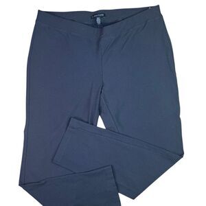 Eileen Fisher Women Pants Medium Charcoal Gray Pull On Viscose Blend Minimalist